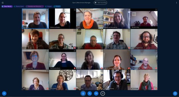 Online Open Coffee Arnhem-Nijmegen groot succes